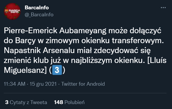 TEN NAPASTNIK może dołączyć do Barcelony w zimowym okienku!